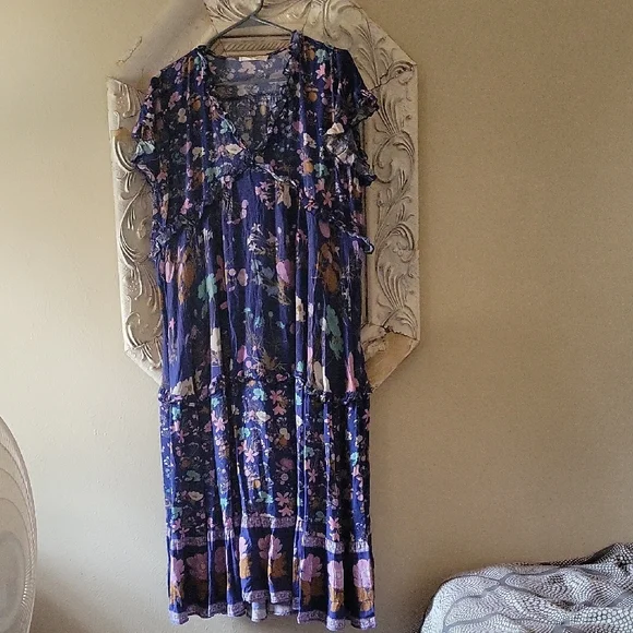 knee length dresses for ladies Wild Meadow Magic Midi Dress